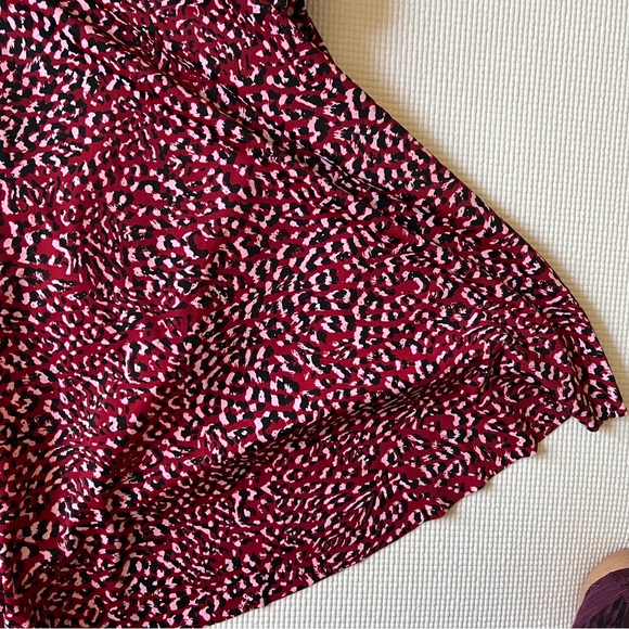 SWIM SOLUTIONS Women's Red Stretch Tummy Control Flyaway Sweetheart Swimdress 22 - Picture 11 of 16